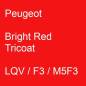 Preview: Peugeot, Bright Red Tricoat, LQV / F3 / M5F3.